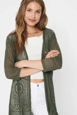 C&aacute;rdigan punto calado