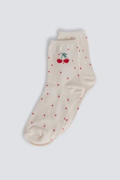 Calcet&iacute;n largo cerezas