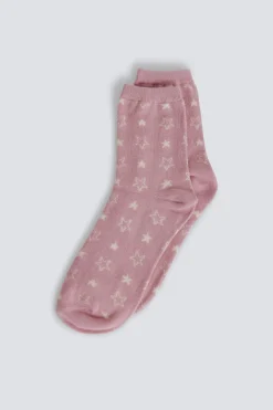 Calcetín largo estrellas