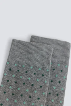 Calcet&iacute;n largo microbordados