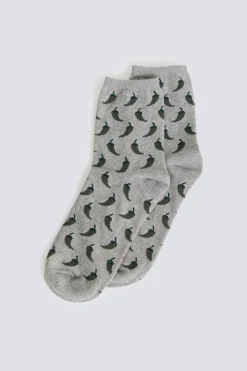 Calcetín largo pimientos