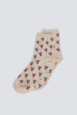 Calcetín largo rabanitos