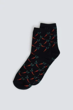 Calcetín largo zanahorias