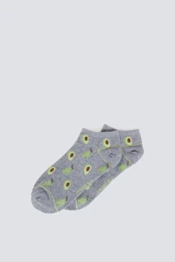 Calcet&iacute;n tobillero aguacate