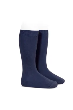 Calcetines altos básicos punto liso