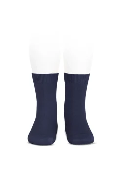 Calcetines cortos b&aacute;sicos punto liso