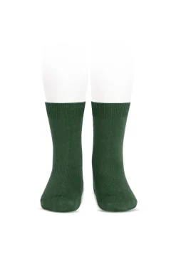 Calcetines cortos b&aacute;sicos punto liso