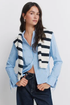 Camisa algod&oacute;n entallada