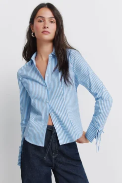 Camisa algod&oacute;n entallada