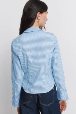 Camisa algod&oacute;n entallada