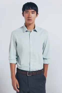 Camisa algod&oacute;n fil a fil