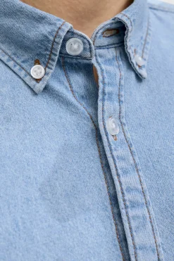 Camisa algod&oacute;n manga larga relaxed