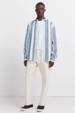 Camisa algod&oacute;n rayas