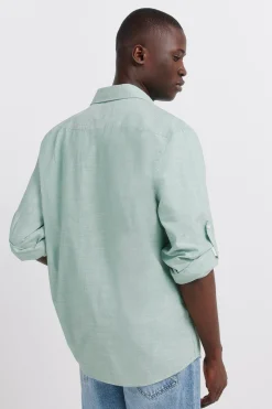 Camisa algod&oacute;n slub