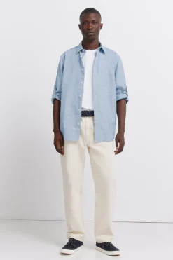 Camisa algod&oacute;n slub