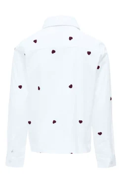 Camisa bordado coraz&oacute;n ni&ntilde;a