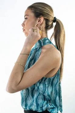 Camisa cuello halter