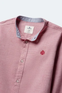 Camisa cuello mao ni&ntilde;o