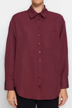 Camisa de algod&oacute;n oversize