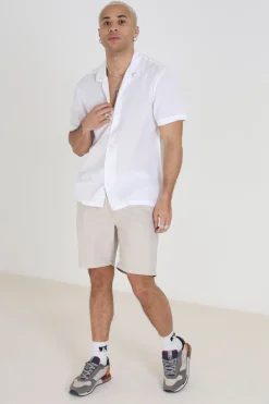 Camisa de manga corta con botones