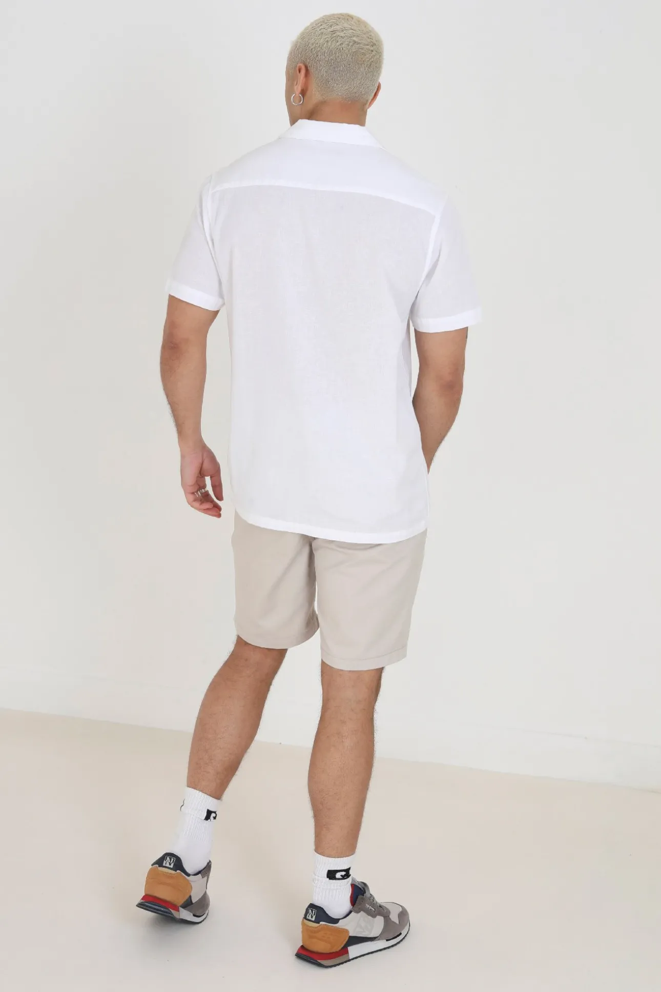 Camisa de manga corta con botones