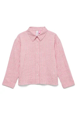 Camisa de manga larga y cuello de solapa