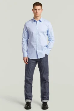 Camisa de manga larga y corte ajustado