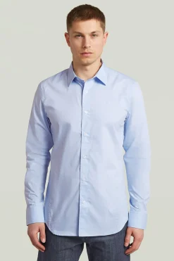 Camisa de manga larga y corte ajustado