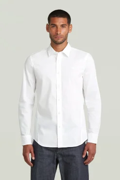 Camisa de manga larga y corte ajustado