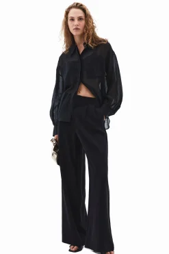 Camisa de mangas abullonadas