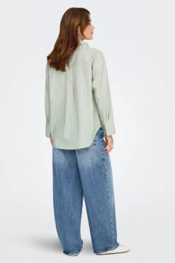 Camisa de rayas manga larga