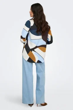 Camisa estampado geom&eacute;trico