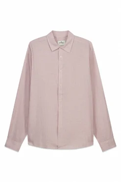 Camisa fil a fil lino viscosa