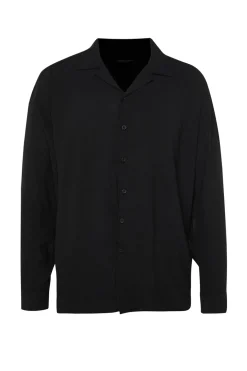 Camisa flu&iacute;da manga larga