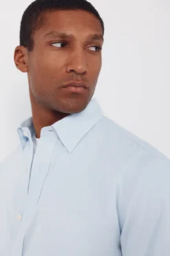 Camisa lisa popel&iacute;n