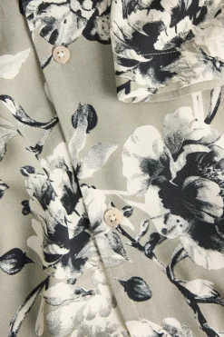 Camisa loose fit viscosa