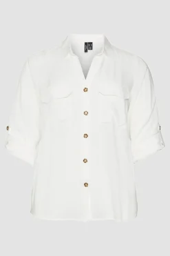 Camisa manga 3/4 talla grande