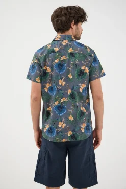 Camisa manga corta confort fit