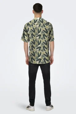 Camisa manga corta estampada