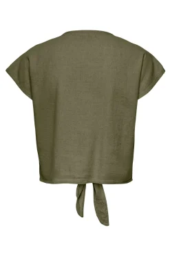 Camisa manga corta nudo