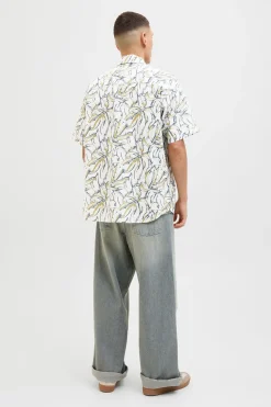 Camisa manga corta oversized