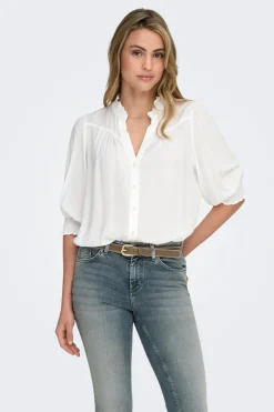 Camisa manga el&aacute;stica 3/4