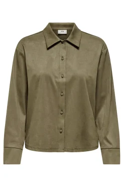 Camisa manga larga antelina