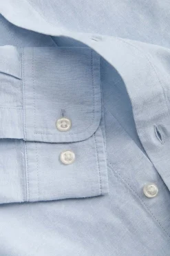 Camisa manga larga con lino