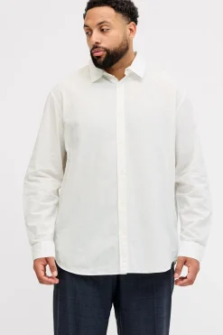 Camisa manga larga con lino