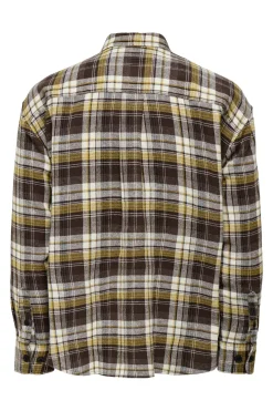 Camisa manga larga cuadros