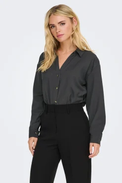 Camisa manga larga fluida