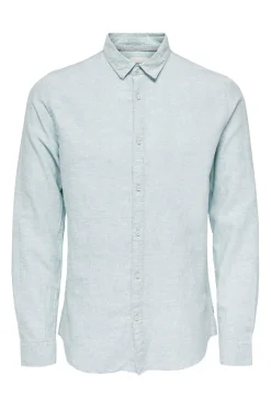 Camisa manga larga lino