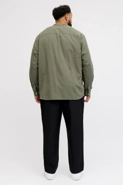 Camisa manga larga popel&iacute;n fino