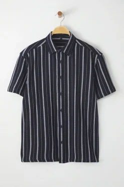 Camisa oversize de manga corta